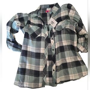 NWT BTC Flannel Womens Large
